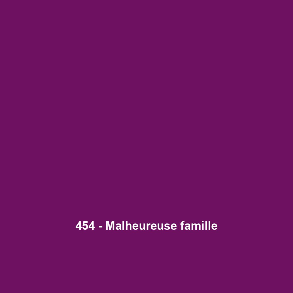 454 - Malheureuse famille